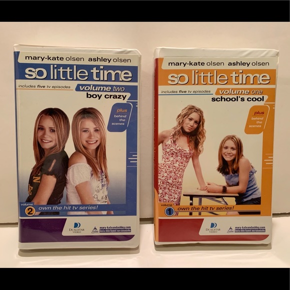 MaryKate & Ashley Media Marykate Ashley So Little Time Vhs Tapes